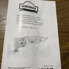 Oscillating Multi-Tool, for